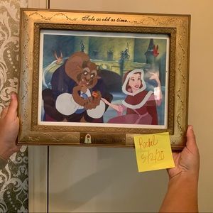 Beauty & the beast print framed